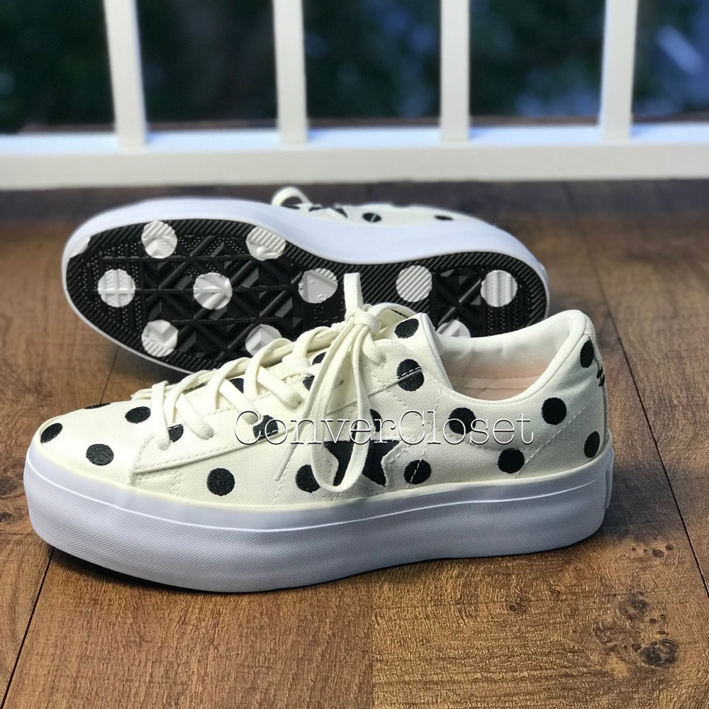 NWT Converse One Star Platform OX Egret WMNS AUTHE - Picture 5 of 8